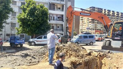 محافظ أسيوط يوجه بسرعة إصلاح كسر بخط طرد محطة صرف صحي