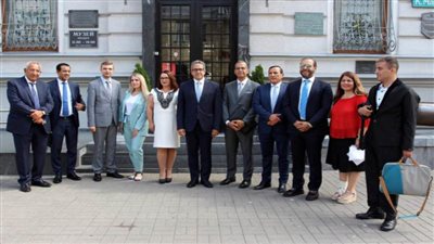 وزير السياحة والآثار يلتقي نائب وزير الثقافة البيلاروسي