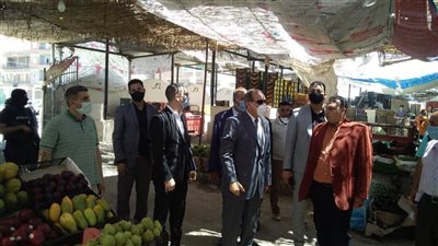 محافظ كفر الشيخ يتفقد السوق العمومية