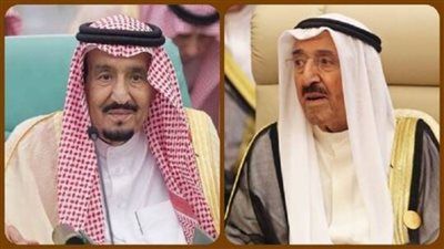 العاهل السعودي وولي عهده يعزيان أمير الكويت بوفاة الشيخ ناصر الصباح