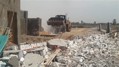 استرداد 3557 فدانا وإزالة 52 حالة تعدٍّ على أراضي الدولة بالمنيا