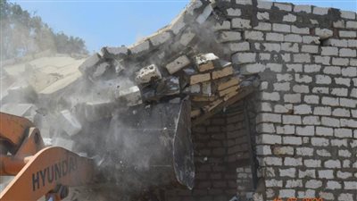 إزالة 249 تعدٍّ على أراضى أملاك الدولة  ببني سويف