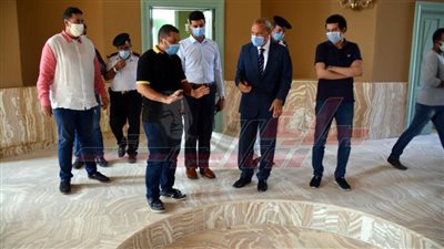 محافظ القليوبية يتفقد أعمال ترميم قصر محمد علي الأثري بشبرا الخيمة
