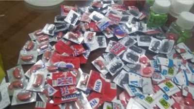 التحفظ على 26 مليون قرص منشط جنسي بميناء الدخيلة