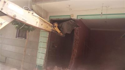 إزالة ٤٤٥ حالة تعد على أملاك الدولة بالدقهلية