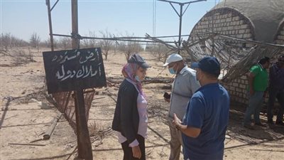استرداد أراضي أملاك الدولة من غير الجادين بالبحيرة