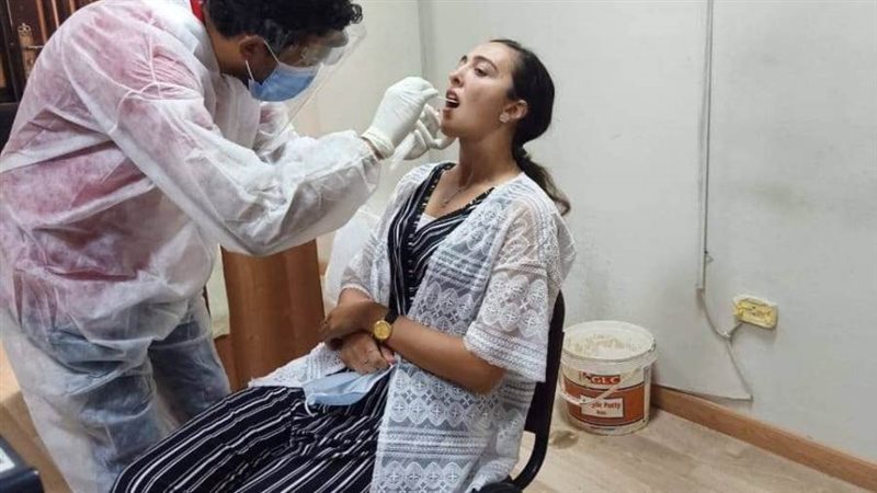 مسحة الأولى لكورونا