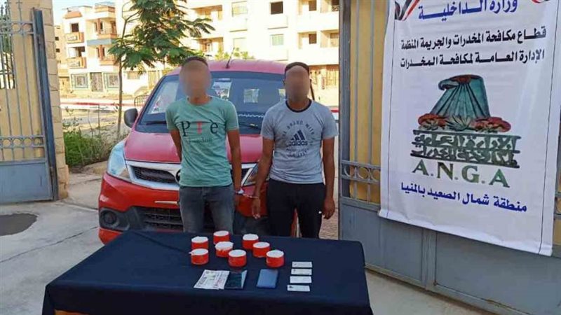 المتهمان والمضبوطات