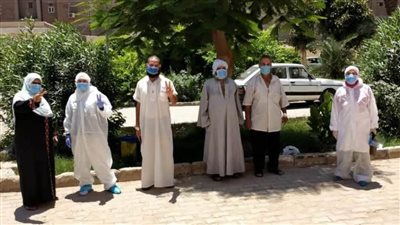 تعافي وخروج ١١ حالة كورونا من حميات بني سويف