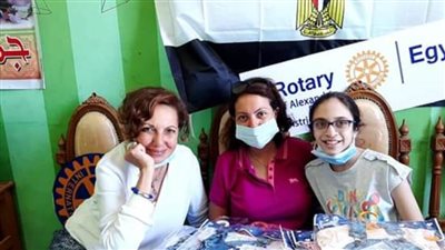روتاري فاروس يدعم حميات الإسكندرية بمستلزمات طبية ويوزع كسوة العيد