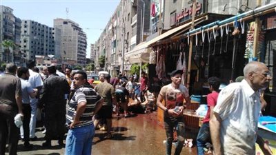 حي غرب ينفذ حملة مكبرة على شوادر الأغنام ومحال الجزارة بمنطقة مينا البصل