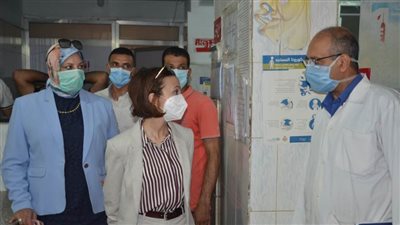  نائب محافظ الإسكندرية تتفقد مستشفى فوزي معاذ معاذ للأطفال