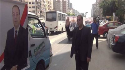 حزب مستقبل وطن ينظم مسيرة تأييد بالسيارات لمرشحيه والقائمة الوطنية بالمنتزه