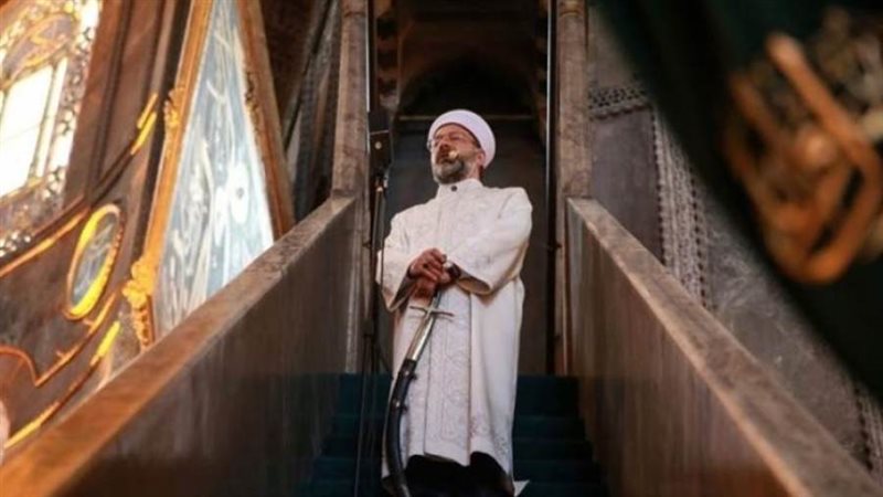 علي أرباش فى خطبة