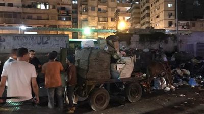 نائب محافظ الإسكندرية يقود حملة ليلية على النباشين