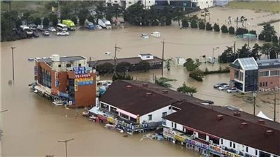 مصرع 12 شخصا وتشريد ألف بسبب الأمطار الغزيرة في كوريا الجنوبية