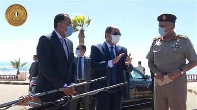 عاجل.. الرئيس السيسي يتفقد منطقة المنتزة التاريخية بالإسكندرية
