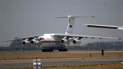 رابع طائرة مساعدات إنسانية روسية تقلع باتجاه لبنان