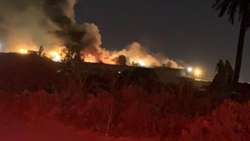 مطار مصراتة بعد استهداف