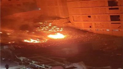 مصدر أمني يكشف تفاصيل حريق التبة بالقاهرة
