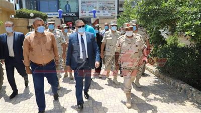 محافظ المنوفية يتفقد أماكن قوات التأمين المشاركة فى انتخابات الشيوخ..