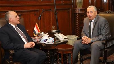 وزيرا الري والزراعة يبحثان آلية التحول لتطبيق طرق الري الحديث