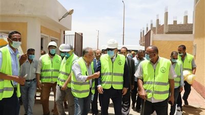 تشغيل التجريبي لمشروع الصرف الصحي بمدينة 