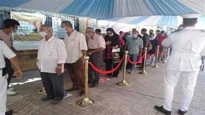 بالصور.. إقبال كبير على لجان انتخابات الشيوخ في أول ساعتين