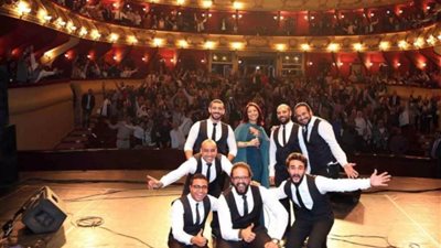 نسمة محجوب وفرقتها على مسرح سيد درويش بالإسكندرية