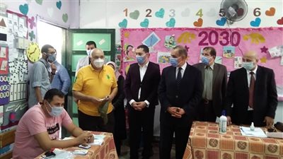 نورالدين يتفقد العملية الانتخابية بكفرالشيخ 