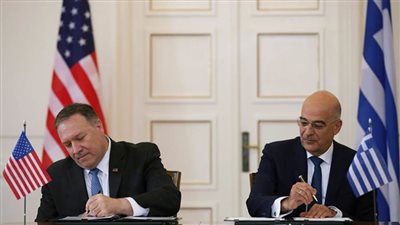 وزير خارجية اليونان يلتقي نظيره الأمريكي في فيينا لبحث انتهاكات تركيا بشرق المتوسط