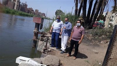 تطهير 2100 كيلو مجاري مائية ببني سويف 