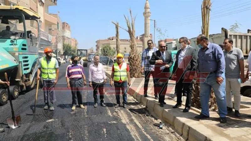 رصف شوارع المنوفية