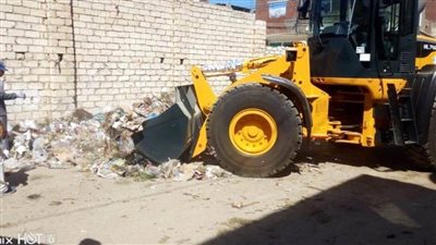 حملة لرفع  المخلفات بسوق برج العرب القديم 