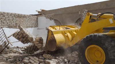 إزالة 2890 حالة تعد و335 مخالفة بناء ببني سويف