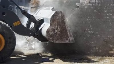  الداخلية تزيل التعديات على أملاك الدولة والأراضي الزراعية