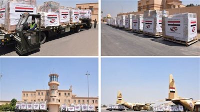 مصر تواصل تكثيف رحلات الجسر الجوي لإرسال المساعدات العاجلة إلى لبنان