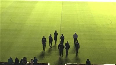 طاقم حكام القمة 120 يعاين ستاد القاهرة