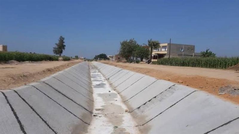 تبطين الترع