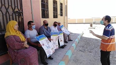 ندوة للتوعية بكورونا واتخاذ الإجراءات الوقائية فى نخل بوسط سيناء
