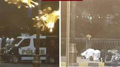 كمين الشرطة يؤدي الصلاة والأهالي ينظمون المرور ببني سويف