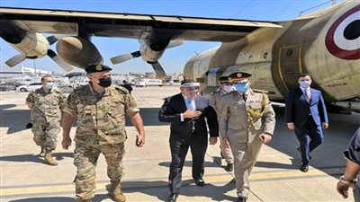 وصول طائرتي مساعدات إضافيتين من الجسر الجوي الإغاثي المصري إلى لبنان