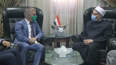 مفتي الجمهورية يستقبل السفير الكندي بالقاهرة
