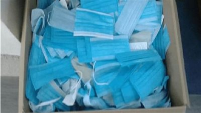 التحفظ علي 175 ألف كمامة طبية مجهولة بالإسكندرية 