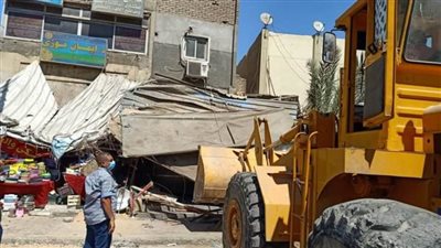 تنفيذ 9 قرارات إزالة لعدد 62 حالة تعديات وإشغالات