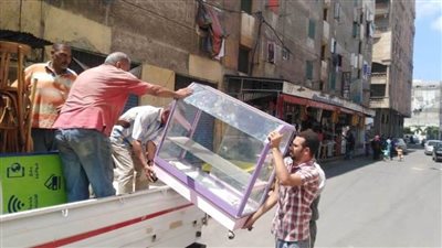 حي غرب ينفذ حملة مكبرة لإزالة الإشغالات بمنطقة البصل