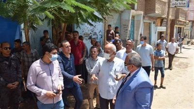 حملة مكبرة لرفع الإشغالات بأبو قرقاص تحرر 122 محضر إشغال