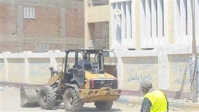 حملات لرفع الإشغالات بأحياء ومراكز الإسماعيلية