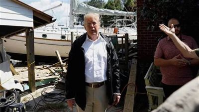 ترامب يزور المناطق المتضررة من أعصار لورا 