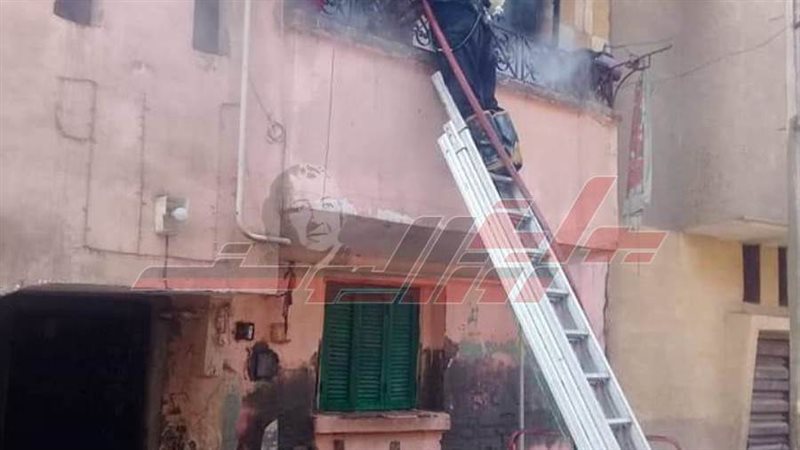 حريق بالعزبة الغربية